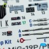 Kelik K72204 MiG-19P/PM - interior 3D decals for ClearProp kit (1/72)